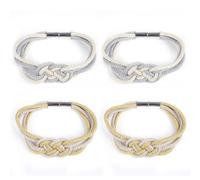 QFEHTHSK Confezione da 4 Lacci Magnetici per Tende, Accessori per Tende, Lacci Decorativi per Tende, Cinghie di Fissaggio per Tende, Eleganti Lacci per Tende, Accessori per La Casa