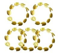 QFEHTHSK Confezione Da 5 Cerchietti In Foglia D'Oro, Corona Di Alloro, Copricapo Romano, Copricapo Greco, Adatto Per Celebrazioni, Cosplay, Feste A Tema