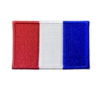 QFEHTHSK Toppa con Bandiera Francese, Toppa da Ricamo, Toppa da Cucito, Toppa per Riparazione Abbigliamento, Toppa Creativa alla Moda, può Essere Utilizzata per Vestiti, Zaini, Cappelli
