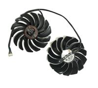 QFFOZSW 2 Pezzi di Raffreddamento GPU, PLD10010B12HH,PLD10010S12HH, per MSI per GTX 1080Ti 1070 Ti RX 580 480 570 Gaming, Dispositivo RX, Ventola schede Video(PLD10010S12HH)