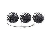 QFFOZSW 85 Millimetri per PLD09210S12HH Ventola di Raffreddamento per MSI RTX 3070 3080 3090 Ventus 3X per Gaming Dispositivo della Scheda Grafica(Black 3-Fan)