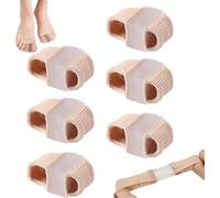 QFFYFZAL 2025 Nuovi Distanziatori per Dita, Separatori Elastici Premium per Alluce Valgo, Correttore per Alluce Valgo in Silicone Morbido, Correttore a Doppio Foro, per Uso Quotidiano