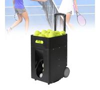 QFGain Lanciapalle da Tennis Portatile Intelligente per Sport All'Aperto - capacità Elevata di 50 Palline Frequenza di Servizio 1,8-8 Secondi - 50 Km/H, per Principianti del Tennis, Allenamento