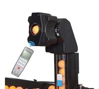 QFGain Macchina per Allenamento Ping Pong, Robot da Ping Pong con 9 Palline con Diversi Effetti, Lanciapalle Automatico per Allenamento, Lanciapalle da Ping Pong Professionale 4-40 M/S,200balls
