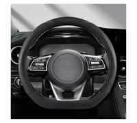QFJFBGGH Coprivolanti Auto Coprivolante Auto in Microfibra A Forma di D per Kia per Sportage 5 GT-Line 2021 2022 per Sportage 2022 2023 Copertura Volante(Nero)