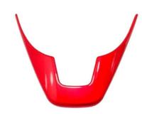 QFJFBGGH Decorazione Interni Kit Rivestimento Coprivolante per Civic 10th 2016-2021 Accessori per Modanatura Adesivi per Decorazioni Interne per Auto Telaio Copertura Trim(Rosso)