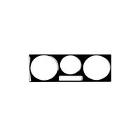 QFJFBGGH Decorazione Interni per VW per Golf 4 per MK4 1999-2004 Pianoforte Nero Gear Shift Finestra Ascensore Radio CD Uscita Aria Abiti Trim Car Interior Sticker Telaio Copertura Trim(7)