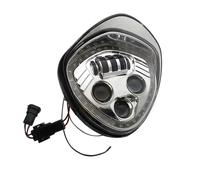 QFJFBGGH Faro Moto Faro Anteriore A LED 60W Luce Abbagliante Anabbagliante Per Victory Per Cross Per Country Per Vegas Per 8-Ball Per Cross Per Roads 2007-2014 Fari anteriori a Led(Chrome)