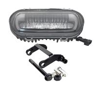 QFJFBGGH Faro Moto Gruppo Ottico Anteriore A LED 9.8" Abbaglianti/anabbaglianti DRL Faro Anteriore Copertura Faro Per Softail Per Fat Bob 114 FXFB 2018-2022 Fari anteriori a Led(Headlight)