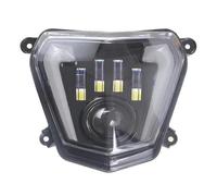 QFJFBGGH Faro Moto Kit Montaggio Fari Anteriori A LED Motocicletta Per Duke 690R 2013-2017 Abbaglianti/anabbaglianti Con Angel Eyes DRL Fari Ricambio Fari anteriori a Led