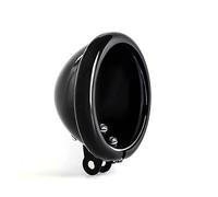 QFJFBGGH Faro Moto Per Dyna FXD Per Sportster XL1200 XL833 Personalizzata Supporto Faro LED In Acciaio Da 5-3/4" (5,75 Pollici) Copertura Alloggiamento Faro Fari anteriori a Led
