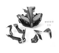 QFJFBGGH Faro Moto Per MT09 MT 09 MT-09 FZ09 2017-2020 Faro Anteriore Moto Coprimozzo Superiore Set Copertura Impermeabile Fari anteriori a Led(Set Carbon fiber)