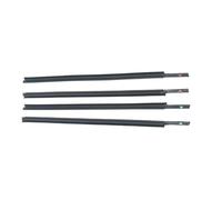 QFJFBGGH Modanature Finestrini Auto 4 Pezzi Guarnizione Gomma finestrini Esterni Auto per Suzuki per SX4 per Hatchback 2007-2013 Striscia Tenuta Pressione Impermeabile