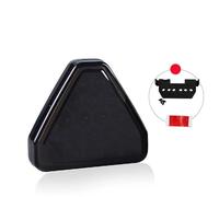 QFJFBGGH Terzo Stop Luce Stop Posteriore LED Auto Triangolo Rosso Luce Retromarcia Stop Lampeggiante Luci Fendinebbia Segnaletica Universale 12 V Luci terzo stop(Nero)