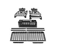 QFJFBGGH Tronco Cappelliera Coperchi per Toyota per FJ per Cruiser 2007-2024 Pannello Portaoggetti Modulare Modifica Porta Detriti per Bagagliaio Posteriore Pannello Auto Posteriore Copribagagli