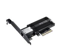 QFly Scheda di rete PCI-e da 10 Gb, adattatore PCIe a 10 Gigabit Ethernet,Controller Marvell AQtion AQC113C,Scheda NIC porta RJ45 10G Base-T,Supporto Windows10/11/Server