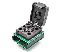 QFP32-0.8 QFP32 TQFP32 QFP32 a DIP32 Adattatore di programmazione OTQ-32-0.8-02 0.8mm Passo 7x7mm IC Dimensione Clamshell Adattatore Versione di saldatura @ALLSOCKET