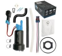 QFS 450LPH E85 Compatibile Carburante Pompa + Install Kit + Elastico Tubo per