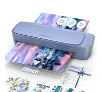 Qfun Plastificatrice A3 Caldo e Freddo, Riscaldamento Rapido 9 in 1 Plastificatore con 30 Fogli Plastificatrice per A3 A4 A5 A6, Plastificatori con Taglierina e Arrotondatore per Ufficio Scuola Casa