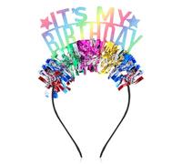 QfwdfcTrenz Cappelli di buon compleanno per adulti Corona di compleanno per donne It's My Birthday Fascia Happy Birthday Hat Birthday Diadema con Bling Happys Compleanno Decorazioni e regali per donne