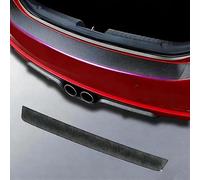 QFYANXUAN Protezione Paraurti Posteriore Auto per Nissan Qashqai J12 2021-2023, Black, Cprotezione Paraurti Posteriore Auto in Fibra Carbonio Auto Accessories