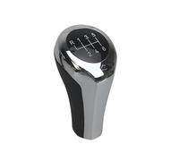 QGBKLZNZHP Leva Pomello Cambio Per BMW Serie 1 3 5 6 E30 E36 E39 E46 Per X5 E53 E60 E63 Per X3 E83 Per X1 Pomello Del Cambio Cromato A Sfera Pomello Dellautomobil(Chrome 6Speed)