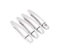 QGBKLZNZHP Per Citroen Per C4 2005-2009 Decorazione Auto Maniglia Della Porta Trim Esterne Portiere Dell'auto(1 Keyhole Chrome)