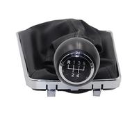 QGBKLZNZHP Testa Del Cambio Auto Sostituibile Per Opel Per Astra Per GTC Per Coupe AS AH/C 05-10 Cuffia Del Cambio Pomello Del Cambio In Pelle 6/5 Velocità Accessori Per Auto(R12345 black line)
