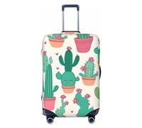 QGGHNISD Custodia protettiva per bagagli con albero autunnale, resistente ai graffi, elastica, adatta per valigie da 45-81 cm, Grazioso cactus senza cuciture., L