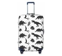 QGGHNISD Custodia protettiva per bagagli con animali della fattoria, resistente ai graffi, elastica, adatta per valigie da 45-81 cm, Foglie di, L