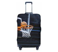 QGGHNISD Custodia protettiva per bagagli con animali della fattoria, resistente ai graffi, elastica, adatta per valigie da 45-81 cm, Si prepara per il basket, L
