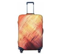 QGGHNISD Custodia protettiva per bagagli con fiori di loto bianco, resistente ai graffi, elastica, adatta per valigie da 45,7 a 81,7 cm, Arte astratta., L