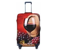 QGGHNISD Custodia protettiva per bagagli per la festa della mamma, San Valentino, romantica, con albero a forma di cuore e bicicletta, resistente ai graffi, elastica, adatta per valigie da 45-81 cm