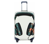 QGGHNISD Custodia protettiva per microfono karaoke, antigraffio, elastica, da viaggio, adatta per valigie da 45-81 cm, Modello cuffie, L