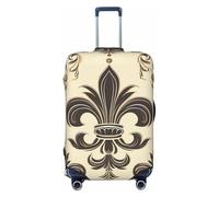 QGGHNISD Custodia protettiva per microfono karaoke, antigraffio, elastica, da viaggio, adatta per valigie da 45-81 cm, Cavaliere Fleur-de-lis e Coat Arms, XL