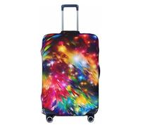 QGGHNISD Custodia protettiva per microfono karaoke, antigraffio, elastica, da viaggio, adatta per valigie da 45-81 cm, Luminosa bella arte colorata, L