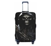 QGGHNISD Funny Naughty Sheep Tongue Cute Animal Bagagli Protector - Resistente ai Graffi Elastico Viaggio Bagagli Copertura - Adatto per valigie da 45-81 cm, Grim-Mietitore, XL