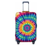 QGGHNISD Funny Naughty Sheep Tongue Cute Animal Bagagli Protector - Resistente ai Graffi Elastico Viaggio Bagagli Copertura - Adatto per valigie da 45-81 cm, Motivo con tintura a nodo., XL