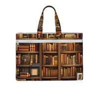 QGGHNISD Night London Tower Bridge Tote Bag Canvas Documenti Organizer Bag Zipper File Storage Bag Borsa Portatile Ufficio Viaggio Bag, Libreria Libreria Libro, Taglia unica