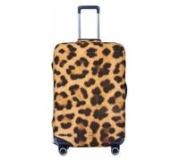 QGGHNISD Panther with Blue Eyes - Custodia protettiva per bagagli, resistente ai graffi, elastica, adatta per valigie da 45-81 cm, Divertente stampa leopardata., L