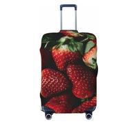 QGGHNISD Panther with Blue Eyes - Custodia protettiva per bagagli, resistente ai graffi, elastica, adatta per valigie da 45-81 cm, Fragola, S