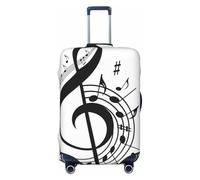QGGHNISD Panther with Blue Eyes - Custodia protettiva per bagagli, resistente ai graffi, elastica, adatta per valigie da 45-81 cm, Musica., L