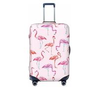QGGHNISD Panther with Blue Eyes - Custodia protettiva per bagagli, resistente ai graffi, elastica, adatta per valigie da 45-81 cm, Pittura Flamingo, L