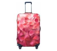 QGGHNISD Protezione per bagagli da giardino e prato, resistente ai graffi, elastica, adatta per valigie da 45-81 cm, Petali Rosa, L