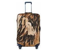 QGGHNISD Protezione per bagagli da giardino e prato, resistente ai graffi, elastica, adatta per valigie da 45-81 cm, Leopardo 2, L