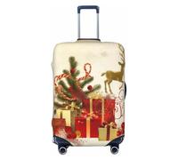 QGGHNISD Protezione per bagagli da giardino e prato, resistente ai graffi, elastica, adatta per valigie da 45-81 cm, Buon Natale 2., L