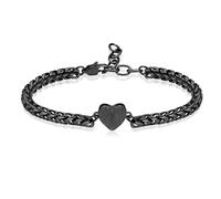 QGJNSGC Braccialetto con urna a forma di cuore per ceneri da donna, ali d'angelo, braccialetti per cremazione, ricordo umano per animali domestici, funerali, gioielli commemorativi per i propri cari