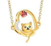 QGJNSGC Collana con urna a forma di cuore, per donne e uomini, con zampa di animale domestico, gioielli per ceneri commemorativi, funerali, porta ceneri, Acciaio inossidabile, Non pietra preziosa