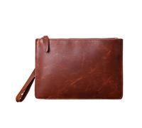 QGKWJP Pochette con busta Pochette da uomo Borsa da lavoro retrò da uomo Borsa per file di grande capacità La scelta più ideale (Colore : A, Dimensioni : 28 * 19cm)