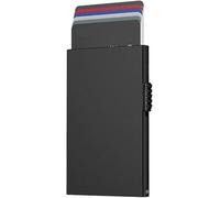 QGKWJP Porta carte di credito in metallo Porta carte di credito Porta carte con blocco RFID Porta carte da donna minimalista in alluminio